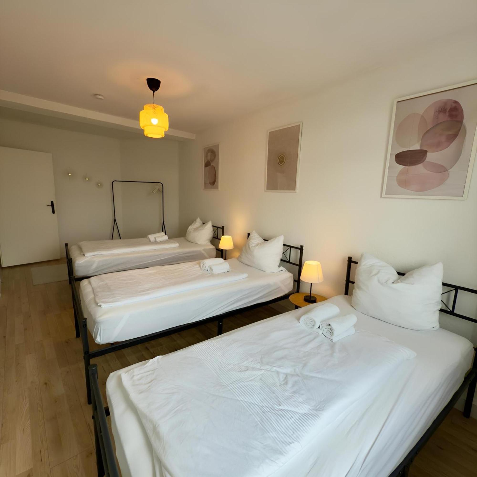Raha Apartments - Ihr Komfortables Zuhause - Garten - Vollausstattung - Balkon - Parkplatz 卡塞尔 外观 照片